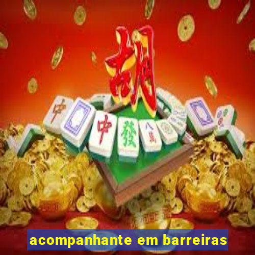 acompanhante em barreiras